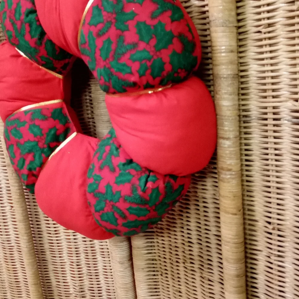 !💕Wreath Handmade Pillow Cloth Christmas Accent Decor